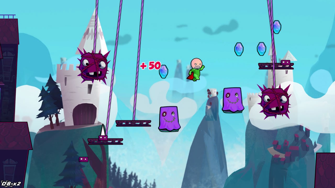Screenshots of Cloudberry Kingdom for Wii U