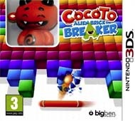 Boxart of Cocoto Alien Brick Breaker (Nintendo 3DS)