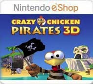 Boxart of Crazy Chicken Pirates 3D (3DS eShop)