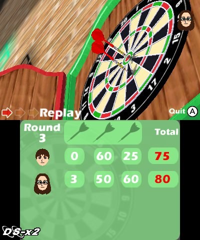 Screenshots of Darts Up 3D for Nintendo 3DS