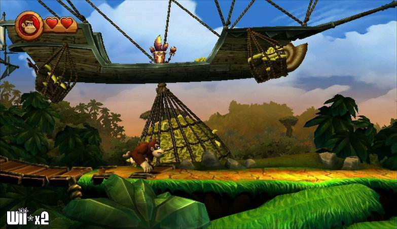 Screenshots of Donkey Kong Country Returns for Wii