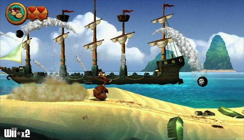 Screenshots of Donkey Kong Country Returns for Wii