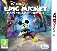 Boxart of Disney's Epic Mickey: The Power of Illusion (Nintendo 3DS)