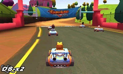 Screenshots of Garfield Kart for Nintendo 3DS