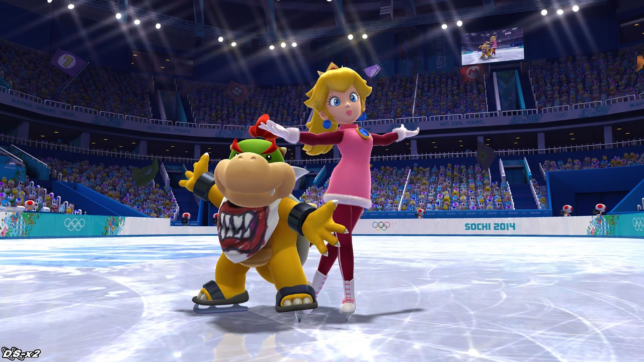 Screenshots of Mario & Sonic at the Olympic Winter Games Sochi 2014 for Wii U