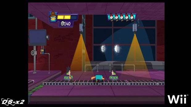 Screenshots of Phineas & Ferb: Quest for Cool Stuff for Wii