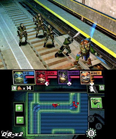 Screenshots of Teenage Mutant Ninja Turtles for Nintendo 3DS
