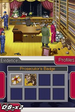 Screenshots of Ace Attorney Investigations: Miles Edgeworth for Nintendo DS