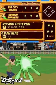 Screenshots of Backyard Sports: Sandlot Sluggers for Nintendo DS