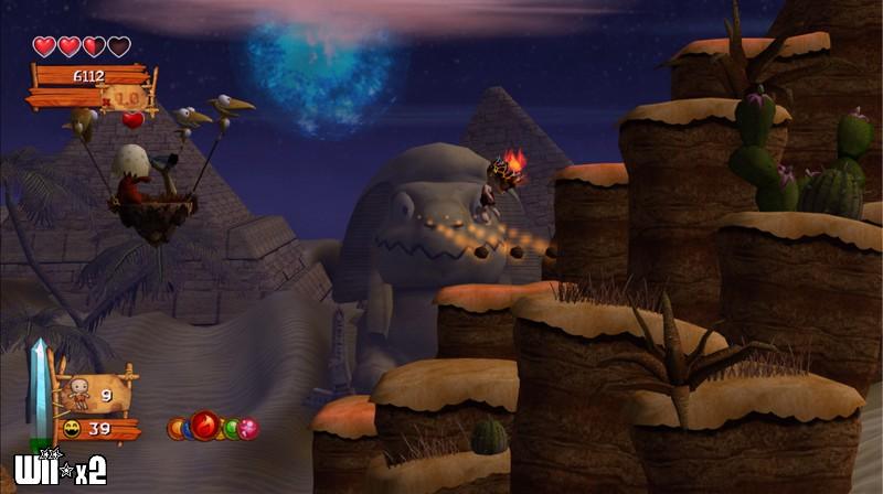 Screenshots of Bonk: Brink of Extinction for WiiWare