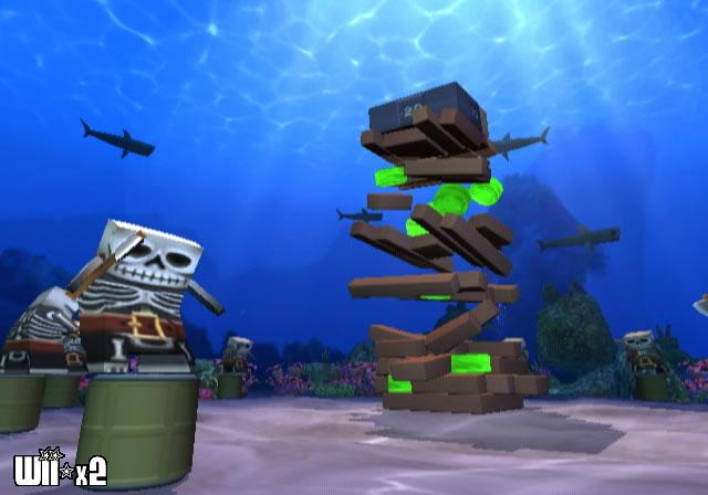 Screenshots of Boom Blox Bash Party for Wii