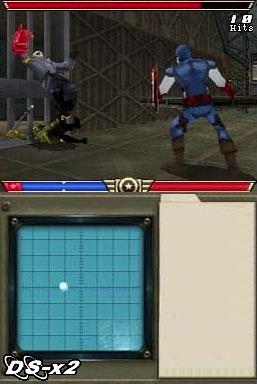 Screenshots of Captain America, Super Soldier for Nintendo DS