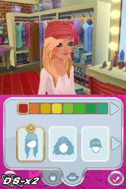 Screenshots of Charm Girls Club My Fashion Show for Nintendo DS