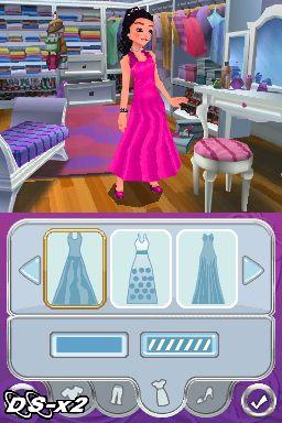 Screenshots of Charm Girls Club My Perfect Prom for Nintendo DS