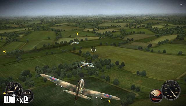 Screenshots of Combat Wings Great Battles of WWII for Wii