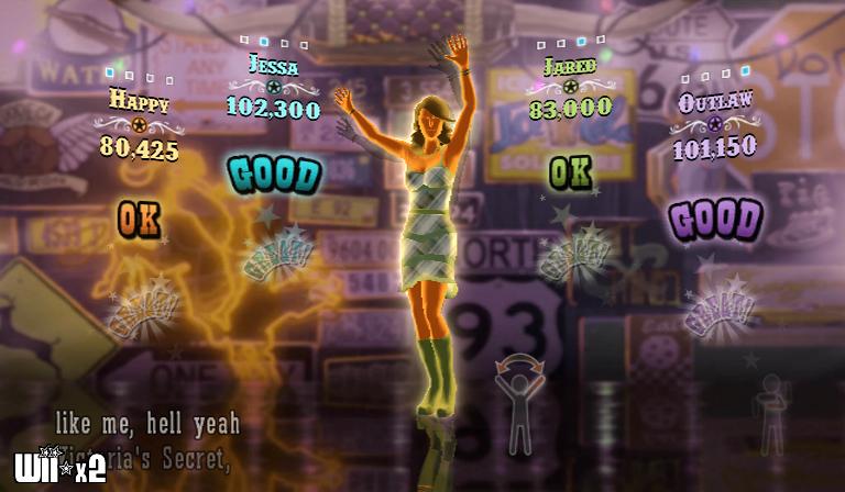 Screenshots of Country Dance for Wii