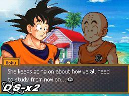 Screenshots of Dragon Ball Z: Attack of the Saiyans for Nintendo DS