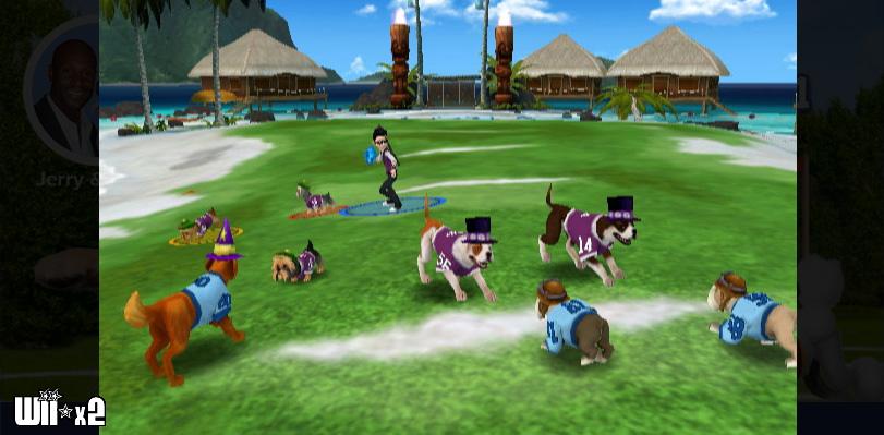 Screenshots of Jerry Rice & Nitus' Dog Football for Wii