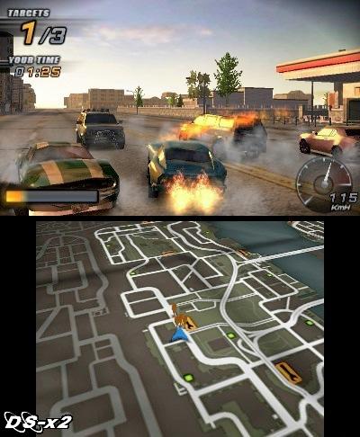 Screenshots of Driver Renegade for Nintendo 3DS