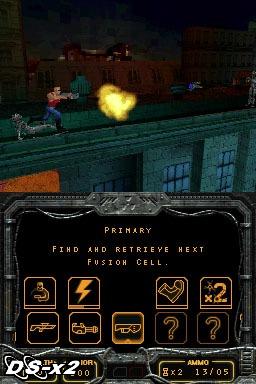 Screenshots of Duke Nukem: Critical Mass for Nintendo DS