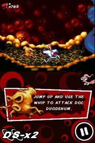 Screenshots of Earthworm Jim for DSiWare