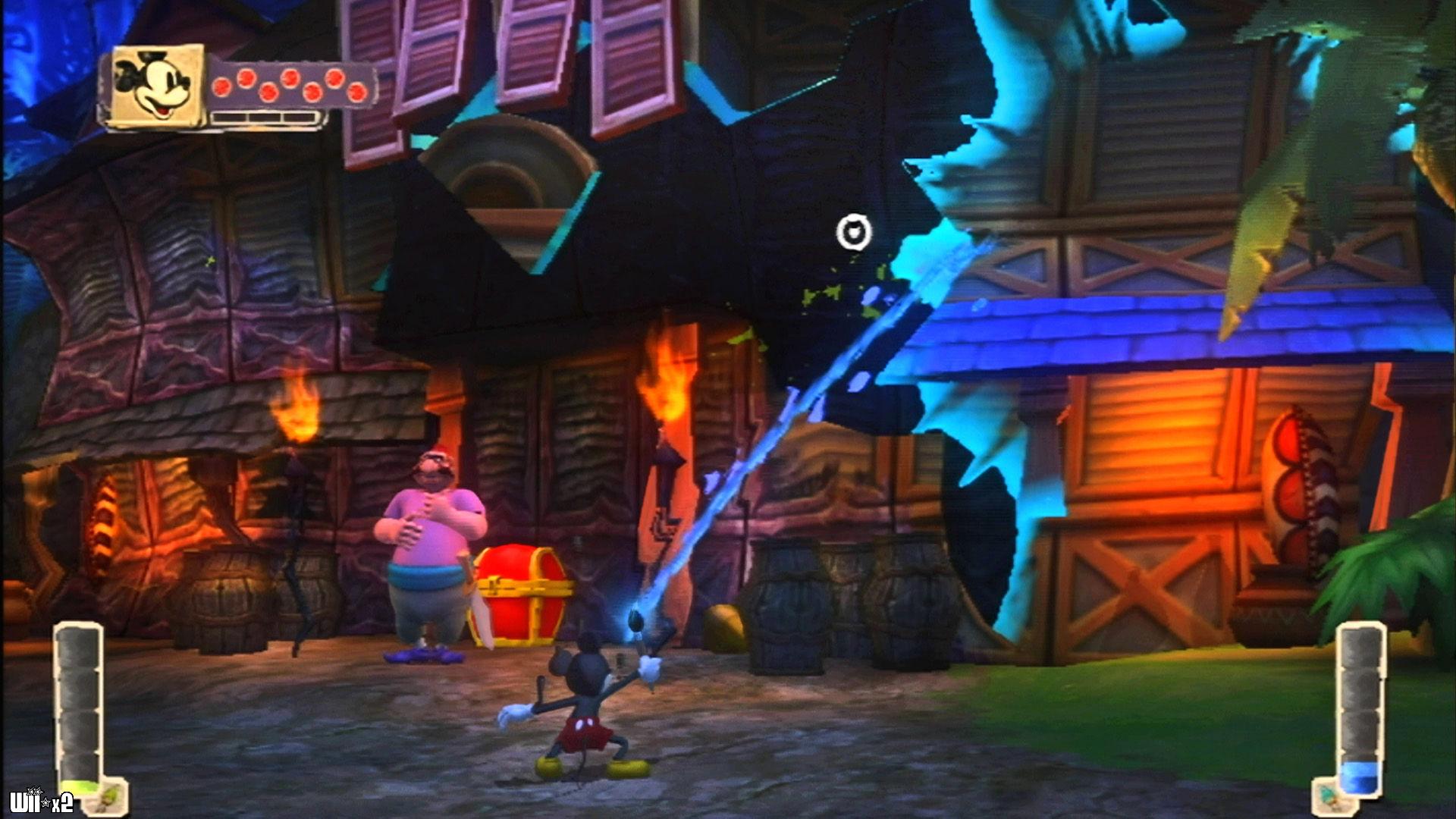 Screenshots of Disney's Epic Mickey for Wii
