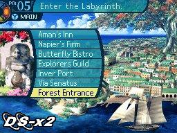 Screenshots of Etrian Odyssey III: The Drowned City for Nintendo DS