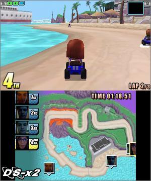Screenshots of Face Kart: Photo Finish for Nintendo 3DS