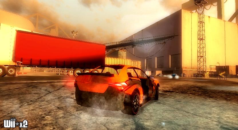 Screenshots of FlatOut for Wii