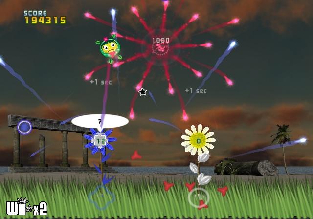 Screenshots of Flowerworks for WiiWare