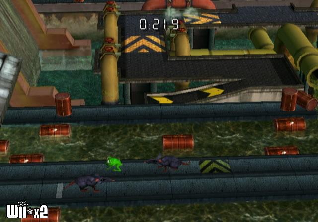 Screenshots of Frogger Returns for WiiWare