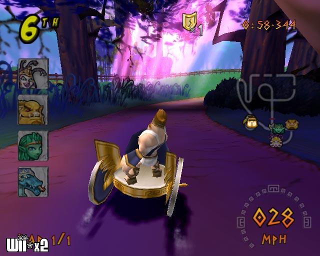 Screenshots of Heracles Chariot Racing for WiiWare
