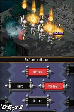 Screenshots of Hero's Saga: Laevatein Tactics for Nintendo DS