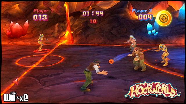 Screenshots of HoopWorld for WiiWare