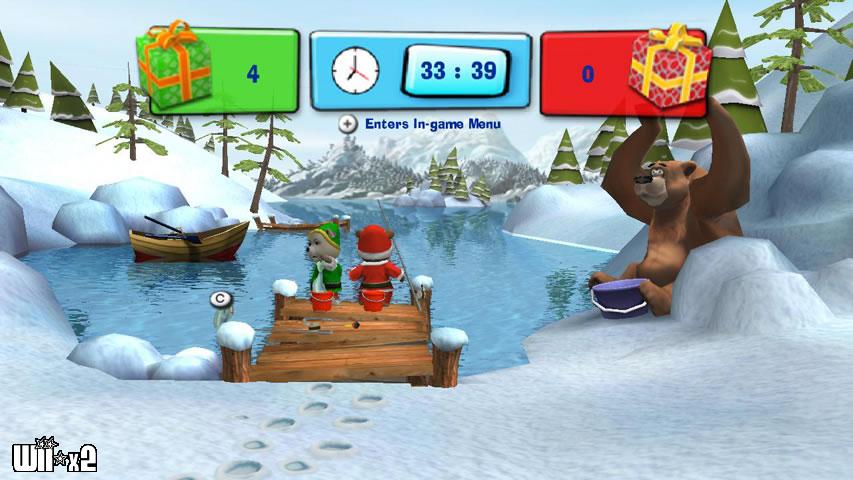 Screenshots of Hubert the Teddy Bear: Winter Games for WiiWare