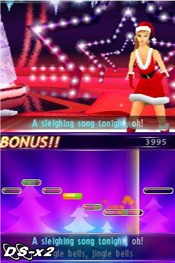 Screenshots of Just SING! Christmas Songs for DSiWare