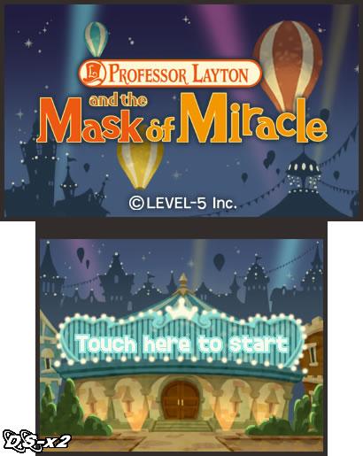 Screenshots of Professor Layton and the Mask of Miracle for Nintendo 3DS