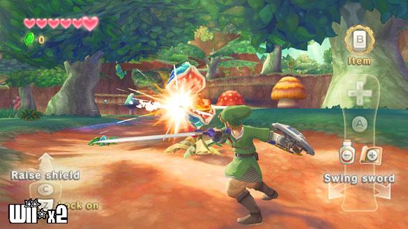 Screenshots of Legend of Zelda: Skyward Sword for Wii