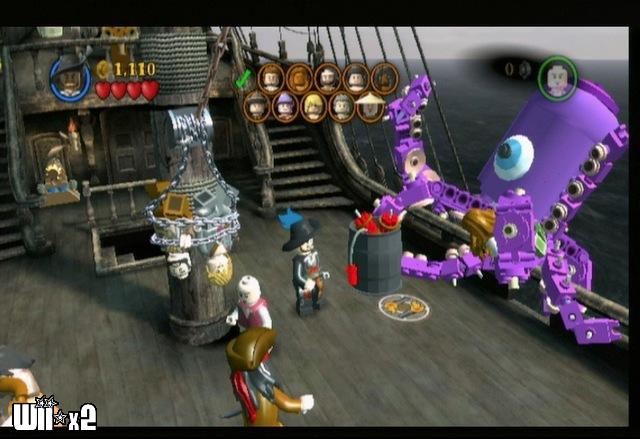Screenshots of LEGO Pirates of the Caribbean: The Video Game for Wii