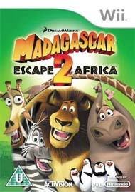 Boxart of Madagascar Escape 2 Africa (Wii)