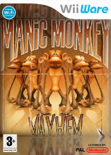 Boxart of Manic Monkey Mayhem (WiiWare)