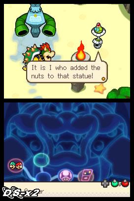 Screenshots of Mario & Luigi: Bowser's Inside Story for Nintendo DS