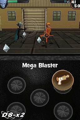 Screenshots of Megamind: The Blue Defender for Nintendo DS