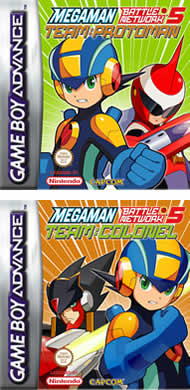 Boxart of Megaman Battle Network 5 (Team Protoman/Colonel) (Game Boy Advance)