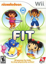 Boxart of Nickelodeon Fit (Wii)