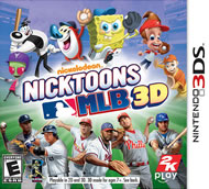 Boxart of Nickelodeon Nicktoons MLB 3D (Nintendo 3DS)