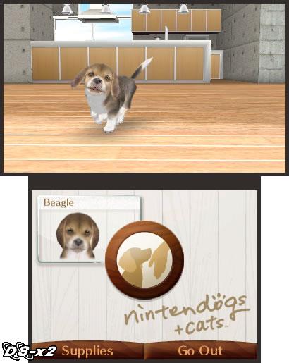 Screenshots of Nintendogs and Cats for Nintendo 3DS