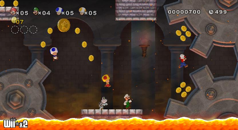 Screenshots of New Super Mario Bros. for Wii
