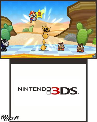 Screenshots of Paper Mario for Nintendo 3DS