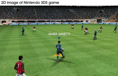 Screenshots of Pro Evolution Soccer 2011 3D for Nintendo 3DS